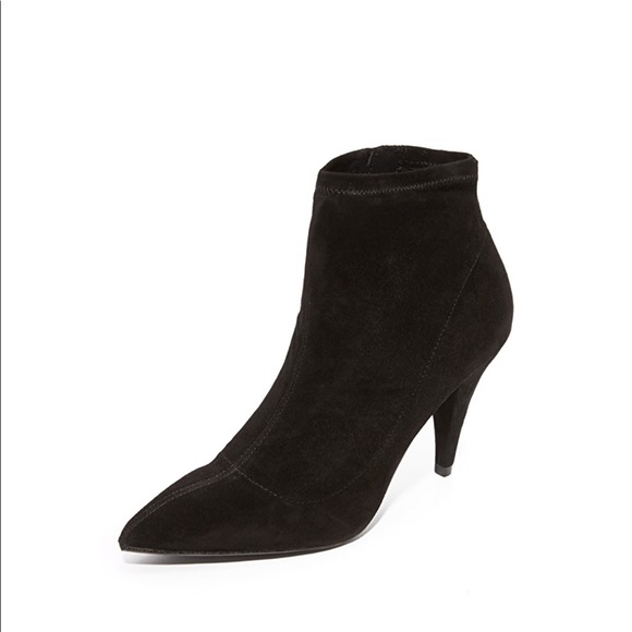 Alice & Olivia black suede CAMRYN bootie 💕 - Picture 1 of 6